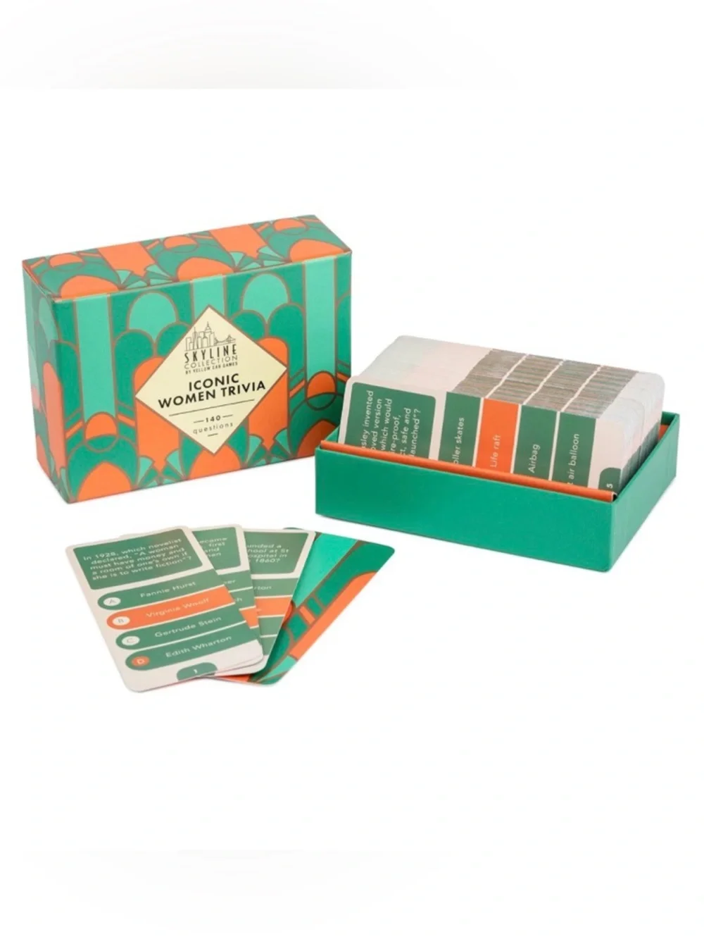 BNIB SKYLINE COLLECTION BY YELLOW CARD GAMES ICONIC WOMEN TRIVA CARD GAME - Picture 3 of 15